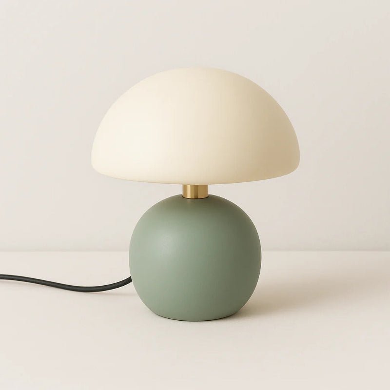 Coastal Mushroom Metallic LED Table Lamp