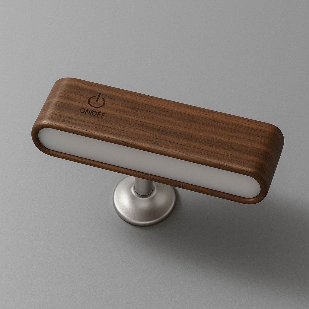 Coastal Rotate Rechargeable Wooden LED Wall Light