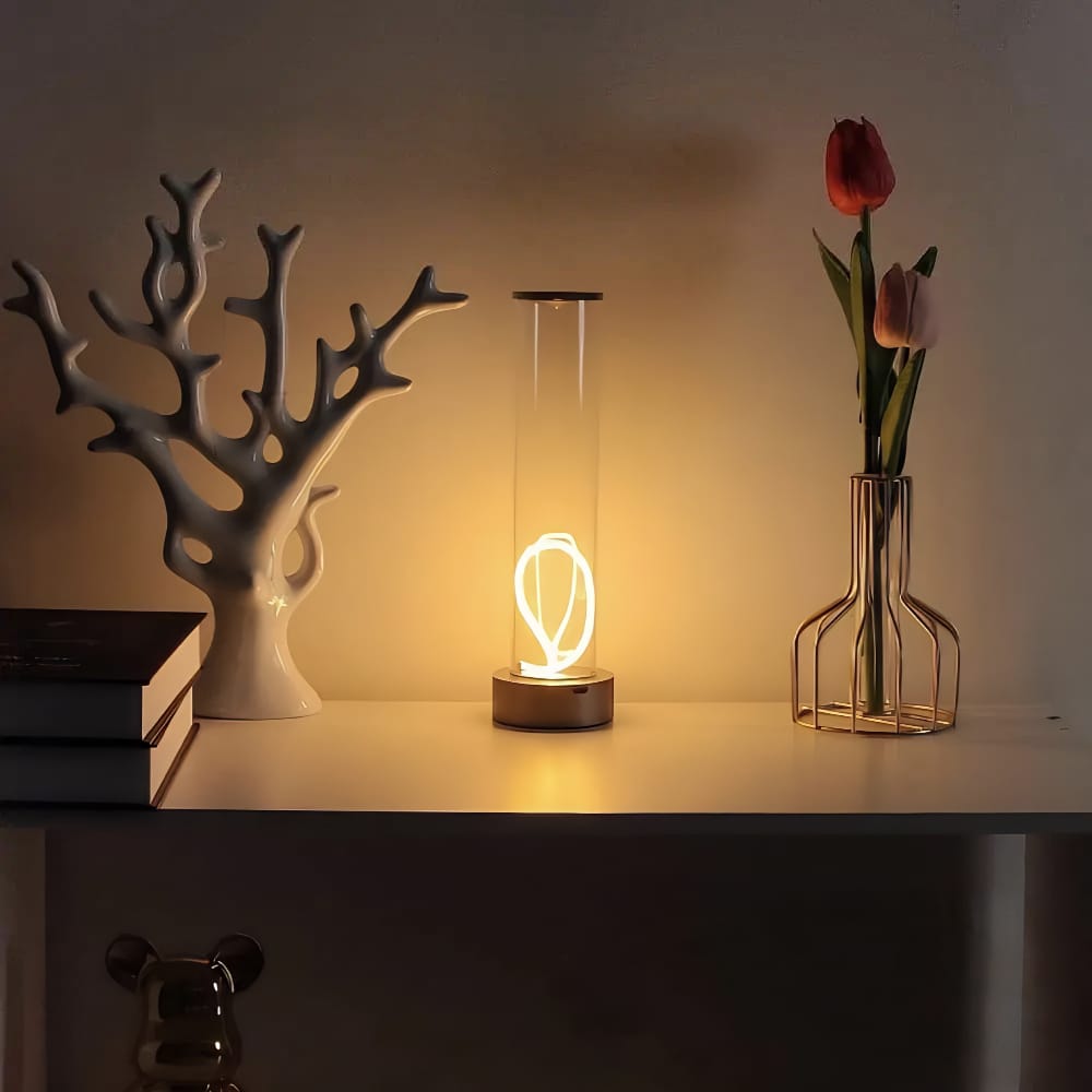 Coastal Glow Cordless LED Desk Lamp