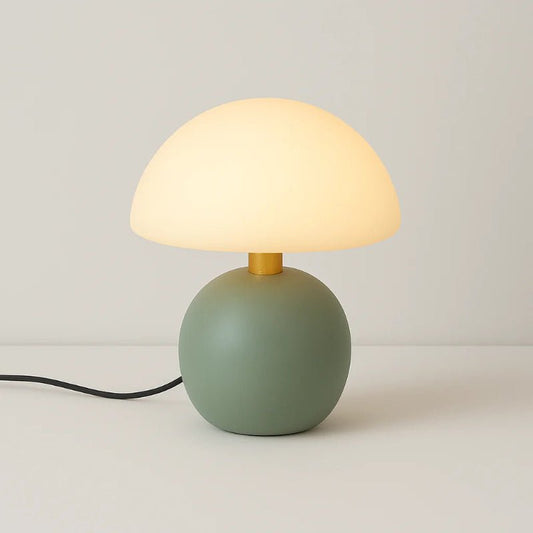 Coastal Mushroom Metallic LED Table Lamp