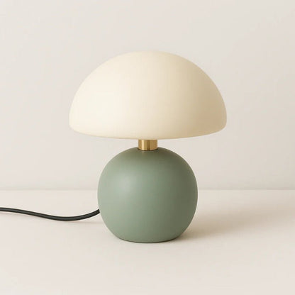 Coastal Mushroom Metallic LED Table Lamp