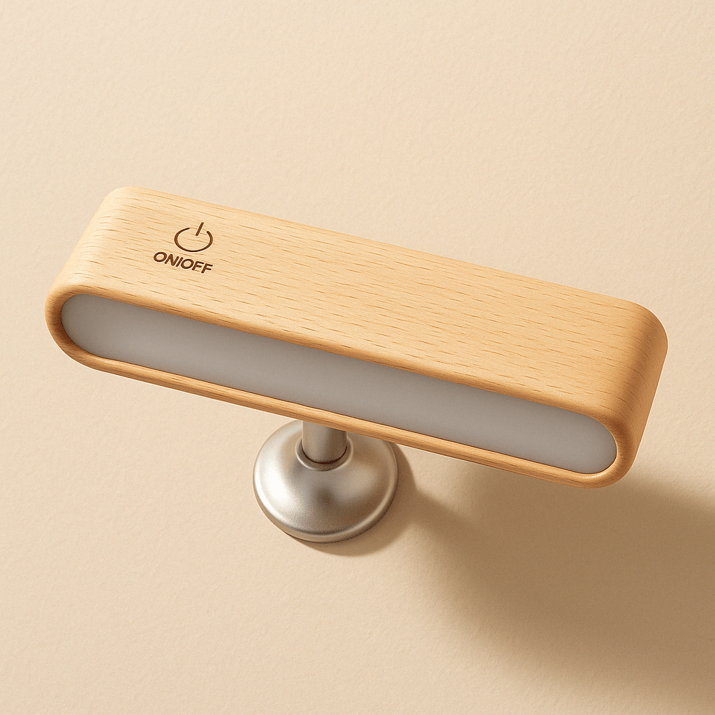 Coastal Rotate Rechargeable Wooden LED Wall Light